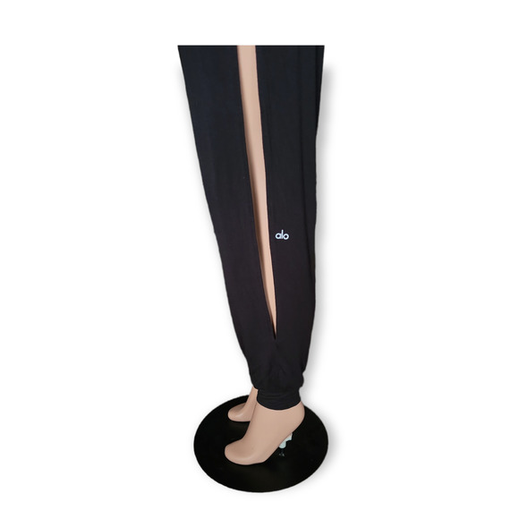 Alo Yoga Intention Side Split Slit Yoga Pants Black Size Medium - Picture 6 of 13